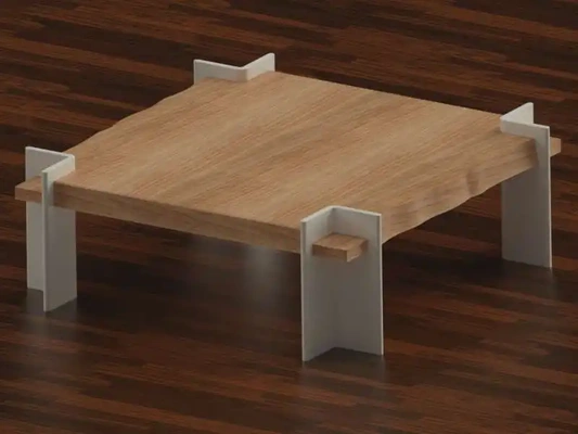 coffee table leg 3d models download creality cloud furniture 3d print model - Mito3D