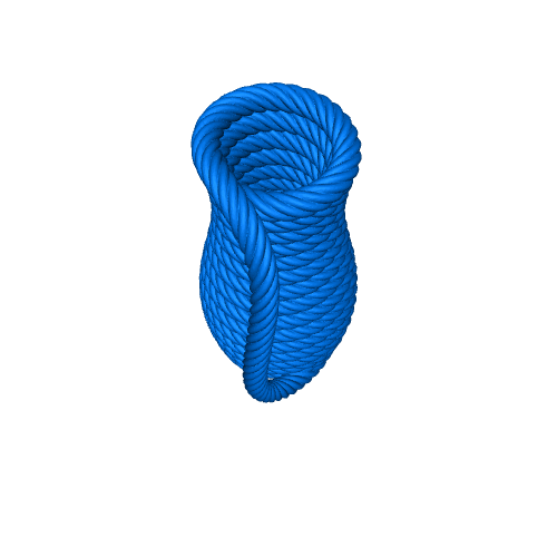 coiled rope vase 3d models download creality cloud 3D print model - Mito3D