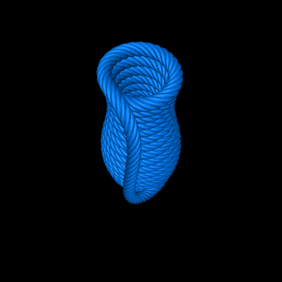 coiled rope vase 3d models download creality cloud 3d print model - Mito3D