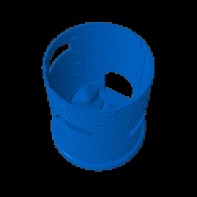 plegable torre 3d modelos descargar crealidad nube 3d print model - Mito3D