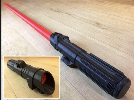 collapsing sith lightsaber -3dprintingworld Toys & Games 3d print model - Mito3D