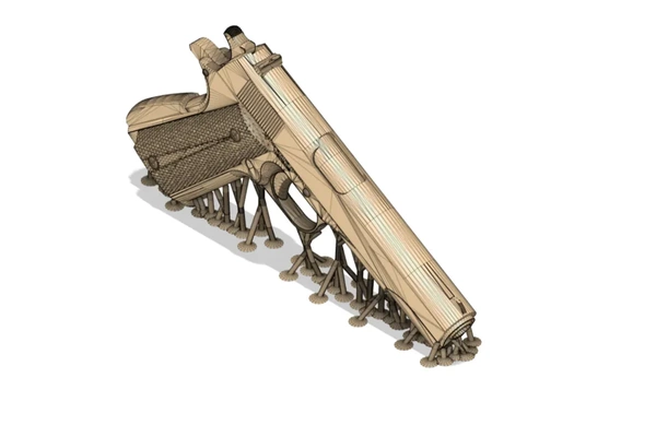 fohlen 1911 pistole 3d modelle download realität wolke 3d print model - Mito3D