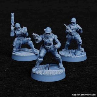 combineer saboteurs - human demolition team accell union Characters 3d print model - Mito3D