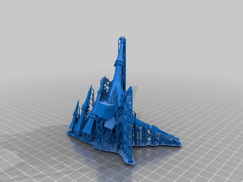 commoragh aguja bfg terreno 3d modelos descargar crealidad nube 3D print model - Mito3D