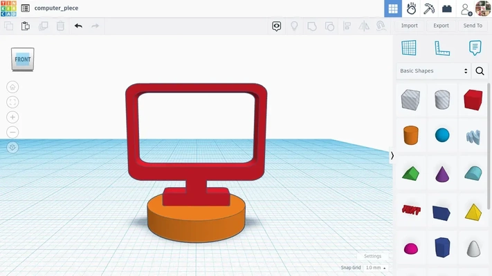 computador jogos peça 3d modelos baixar crialidade nuvem 3d print model - Mito3D