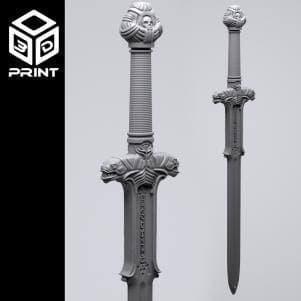 Conans atlantisch Schwert Spielzeug Messer 3d print model - Mito3D
