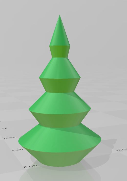 contemporaneo Natale albero casa arredamento 3D print model - Mito3D