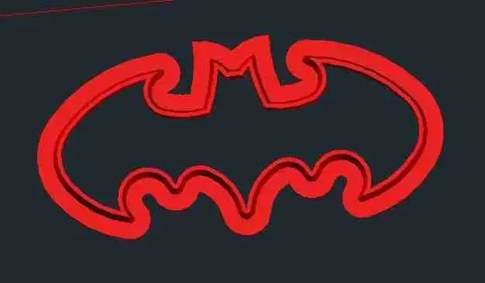 cookie cutter - batman 3d models download creality cloud 3d print model - Mito3D