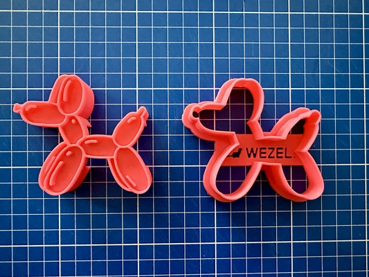 plätzchen cutter ballon hund 3d modelle download realität wolke 3d print model - Mito3D