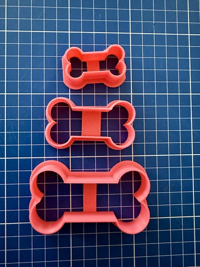 biscoito cortador cão osso 3d modelos baixar crialidade nuvem 3d print model - Mito3D