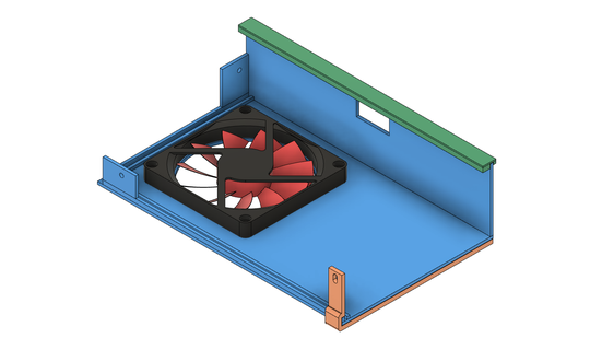 Coperchio alimentatore anycubic i3 méga DIY 3d print model - Mito3D