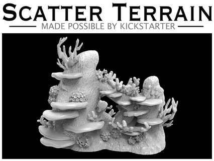 coral reef Nature & Plants 3d print model - Mito3D