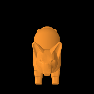 corgi Moviente animales 3d print model - Mito3D