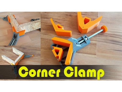 corner clamp Household 3d print model - Mito3D