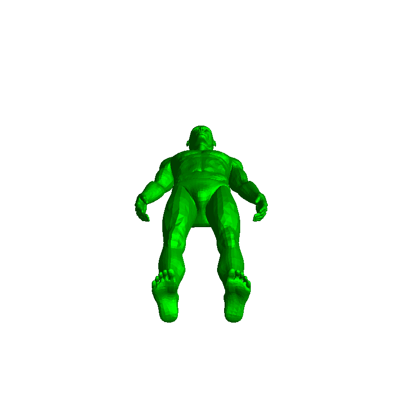 corpo masculino caracteres 3D print model - Mito3D