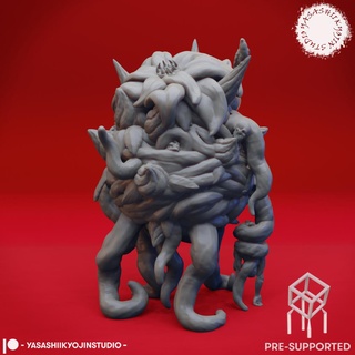 corpse flower - tabletop miniature pre-supported Characters 3d print model - Mito3D