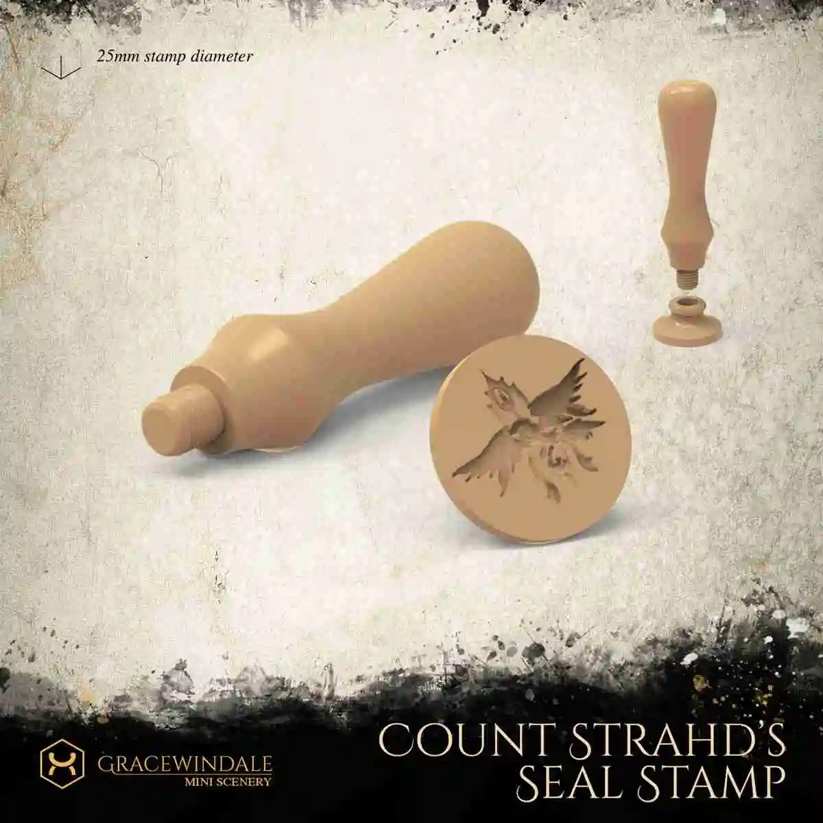 miktar strahd s balmumu mühür pul 3d modeller indir creality bulut 3D print model - Mito3D