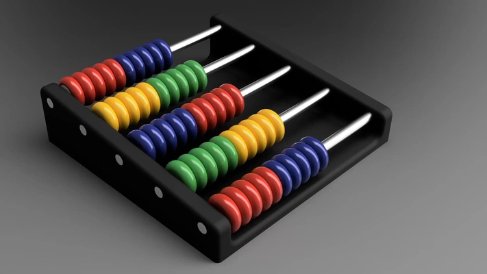 counter abacus 3d models download creality cloud 3d print model - Mito3D