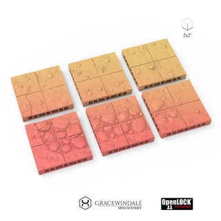 country roads tiles Others 3d print model - Mito3D