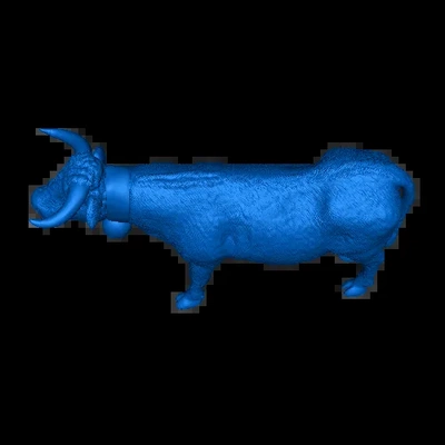 vache 1 3d modèles télécharger créalité nuage 3d print model - Mito3D