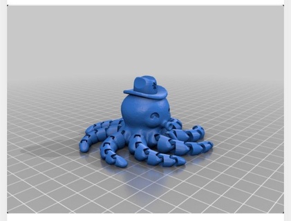 cowboy octopus 3d models download creality cloud Fishes 3d print model - Mito3D