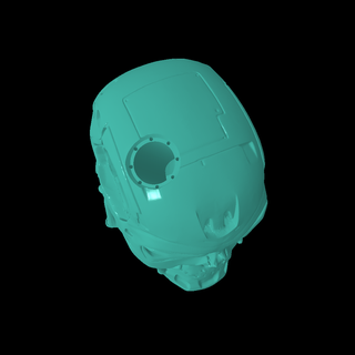 CPU crâne 3d print model - Mito3D