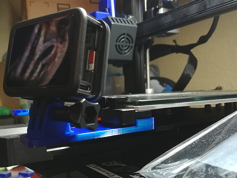 cr 6 Go Pro monter imprimante pièces accessoires 3D print model - Mito3D