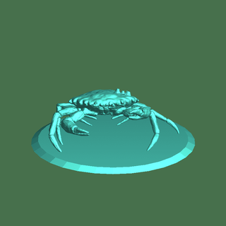 Krabbe Reptilien 3d print model - Mito3D