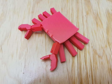crab - minecraft style Animals 3d print model - Mito3D