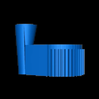 manivela botão 3d modelos baixar crialidade nuvem 3d print model - Mito3D