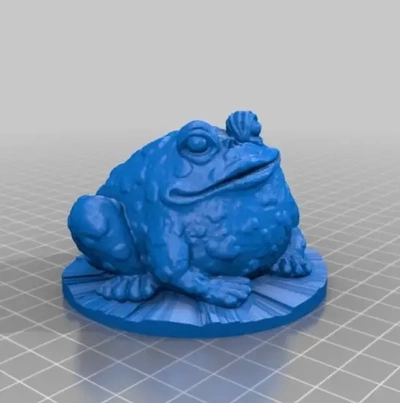 crapaud verser jardín 3d modèles télécharger créalité nuage 3d print model - Mito3D