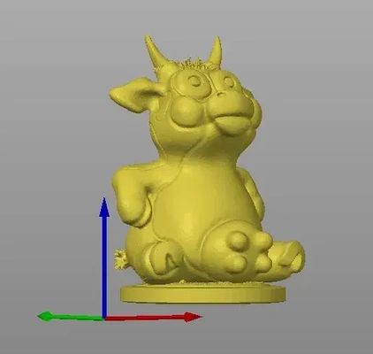 vaca loca 3d modelos descargar crealidad nube 3d print model - Mito3D