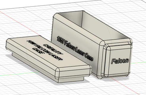 crealidad 10w láser módulo almacenamiento caso funda impresora partes accesorios 3d print model - Mito3D