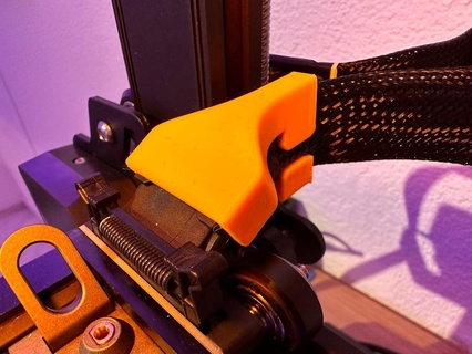 Realität ender 3 s1 Profi Kabel Halter Unterstützung Extruder 3D Drucker mod 3d print model - Mito3D