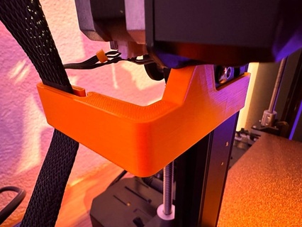 creality ender 3 s1 pro cavo titolare supporto x axis 3D stampanti mod 3d print model - Mito3D