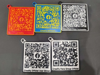 creality facebook qr code Others 3d print model - Mito3D