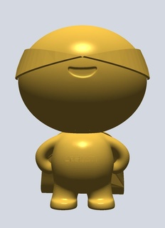 crialidade mascote ficcional personagens 3d print model - Mito3D
