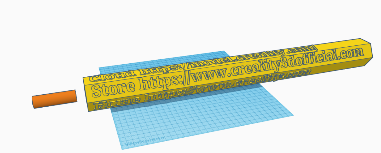 crialidade placa 3D print model - Mito3D