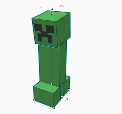 kriechpflanze minecraft 3d modelle download realität wolke 3d print model - Mito3D