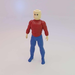 Siniestro real Lego hombre juguetes juegos 3d print model - Mito3D