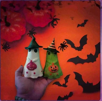 crochet halloween pumpkin ghost 3d models download creality cloud home decor 3d print model - Mito3D