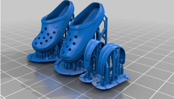 crocs scarpe Accessori 3d print model - Mito3D