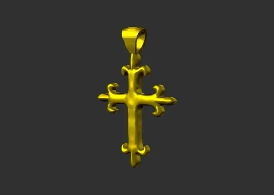 traverser pendentif croix 3d modèles télécharger créalité nuage 3d print model - Mito3D