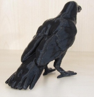 cuervo animales 3d print model - Mito3D