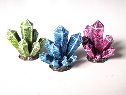 kristall cluster 3d modelle download realität wolke natur pflanzen 3d print model - Mito3D