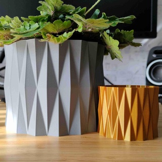 cristal palais plante pot planteur vase mode fleurs 3d print model - Mito3D