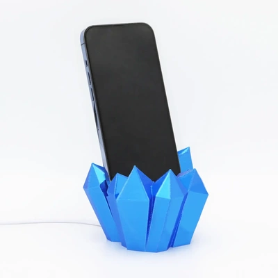 kristall telefon dock 3d modelle download realität wolke 3d print model - Mito3D