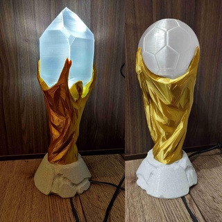 crystal world cup trophy - light 3d models download creality cloud Others 3d print model - Mito3D
