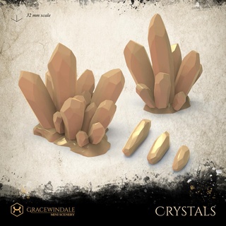 crystals Others 3d print model - Mito3D