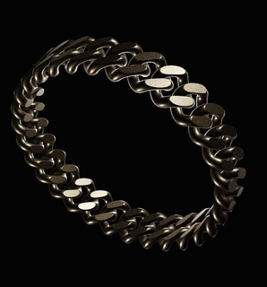 cubano catena braccialetto moda 3d print model - Mito3D